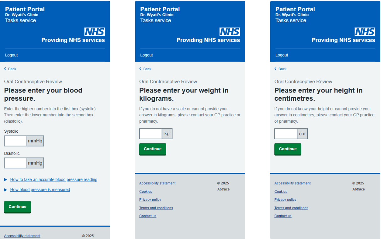 Combined Oral Contraceptive Pill Questionnaire